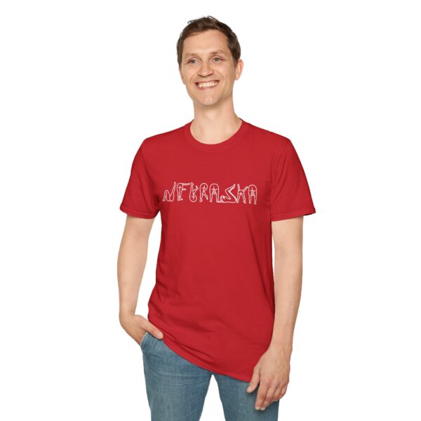 Nebraska Unisex Softstyle T-Shirt - Image 5